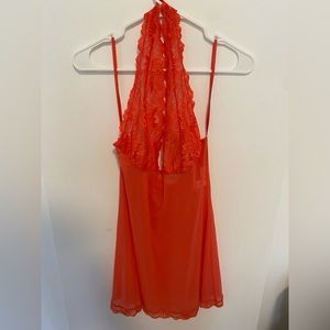 Frederick’s of Hollywood mini babydoll halter dress